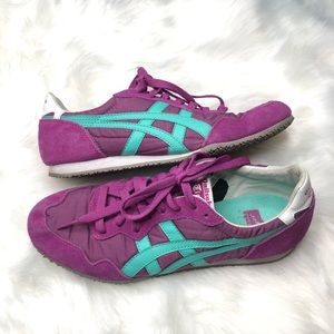 Purple Teal Onitsuka Tiger ASICS Sneakers 7.5